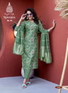 Romaniya Vol 2 By Kajal Style Vertican Wholesale Kurti With Bottom Dupatta In India